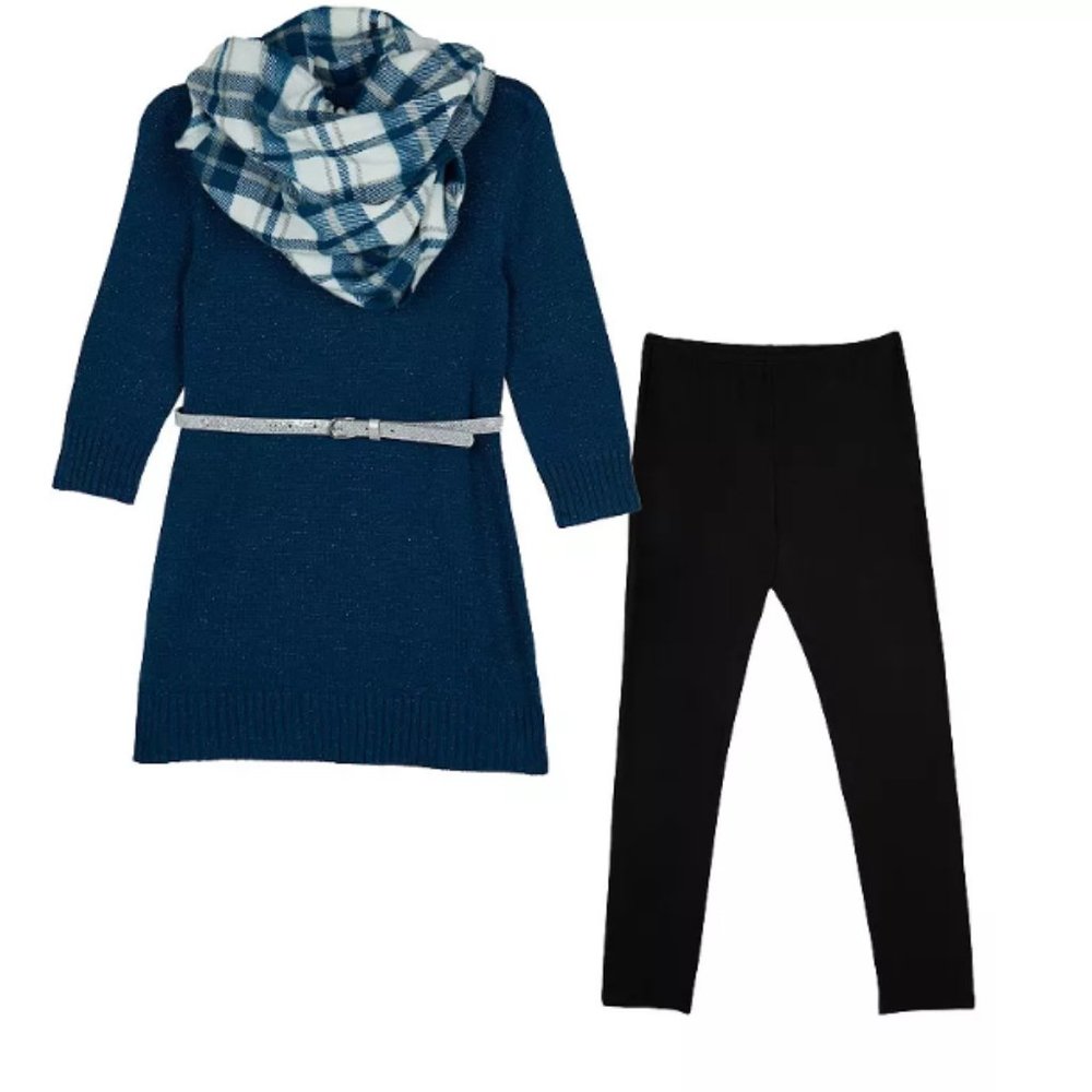 Girl's Sweater Dress & Legging Set